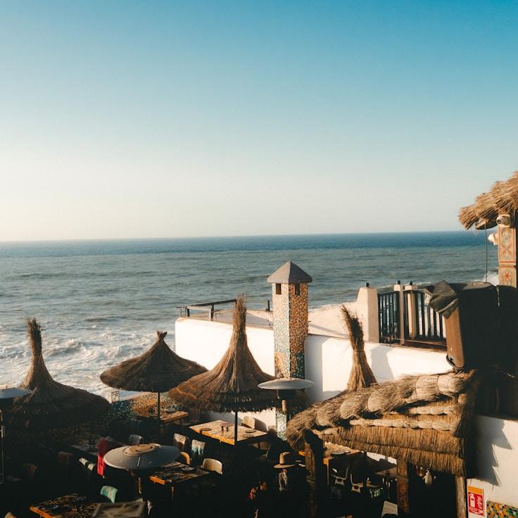 Entertainment zone at night in Canada
